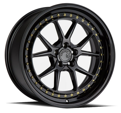 Aodhan DS08 - JDMuscleWheelsAODDS81885510035BZ18x8.55x100 +35Bronze w/Machined Lip