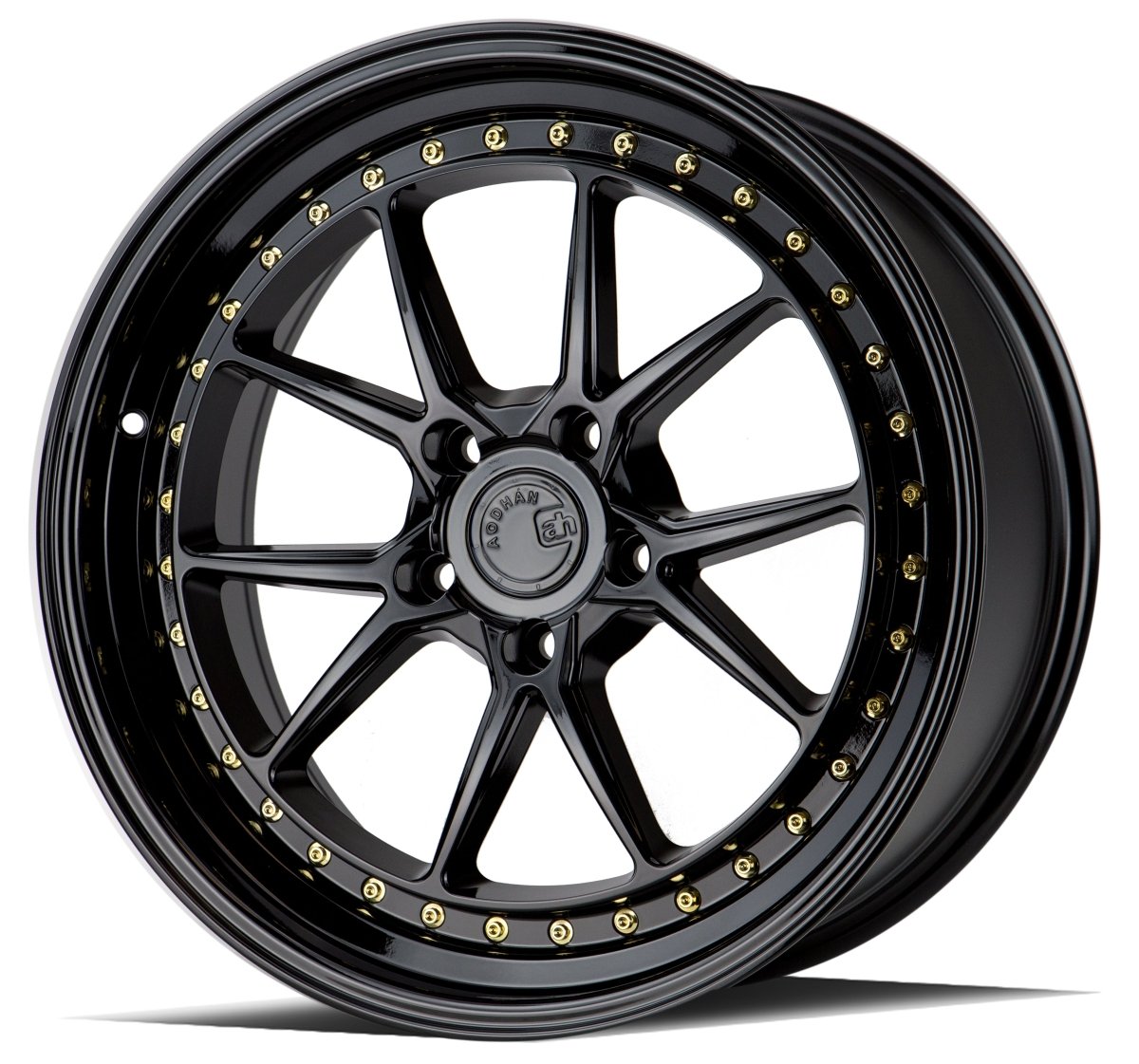 Aodhan DS08 - JDMuscleWheelsAODDS81995511415GB19X9.55X114.3 +15Gloss Black