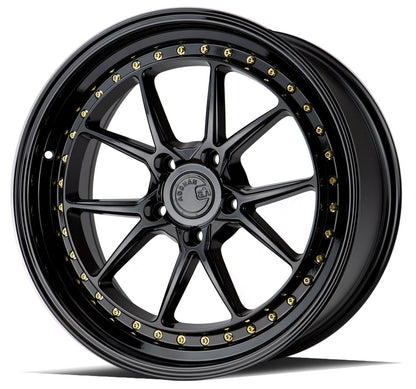 Aodhan DS08 - JDMuscleWheelsAODDS81995511415GB19X9.55X114.3 +15Gloss Black
