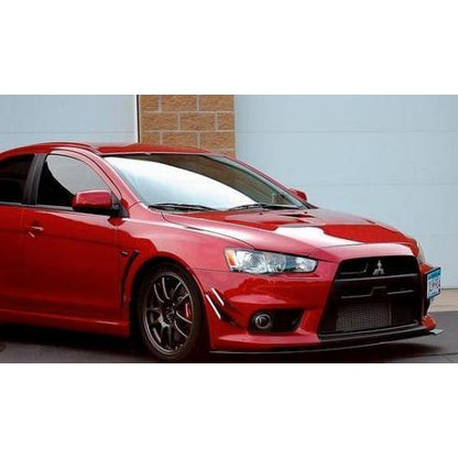 APR Carbon Fiber Front Wind Splitter Mitsubishi EVO X 2008-2015-APR-CW-489110-APR-CW-489110-Front Wind Splitter-APR-JDMuscle