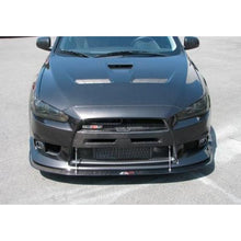 APR Carbon Fiber Front Wind Splitter Mitsubishi EVO X | w/ Factory Aero Lip 2008-2015