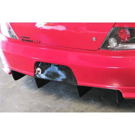 APR Carbon Fiber Rear Diffuser/APR Widebody Kit Bumper Only - Mitsubishi Evo 8,9 2003-2007-AB-483020-AB-483020-Diffusers and Vortex Generators-APR-JDMuscle