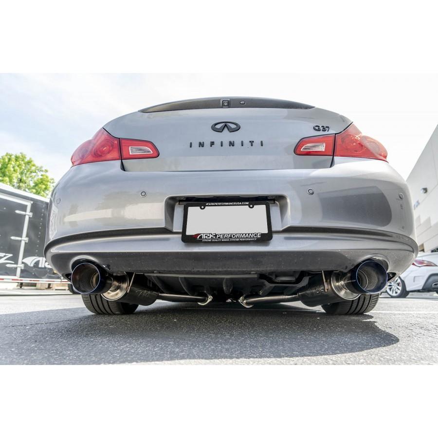 ARK GRiP Exhaust System | 08-15 Infiniti G37 Coupe / 14-15 Q60 AWD-Cat Back Exhaust System-ARK Performance-JDMuscle
