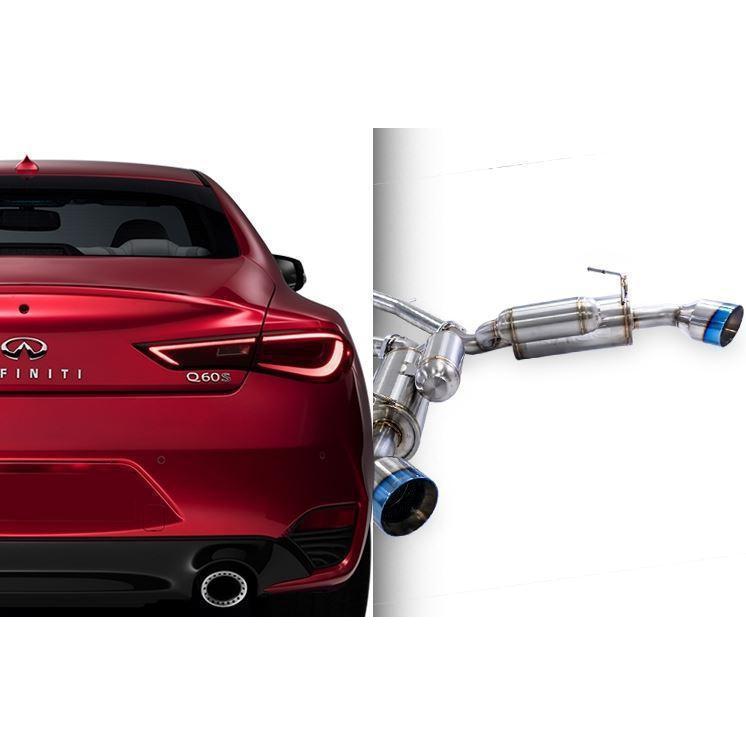 ARK GRiP Series Cat-Back Exhaust | 2016+ Infiniti Q60 3.0T RWD (SM1160-0216G)-Cat Back Exhaust System-ARK Performance-JDMuscle