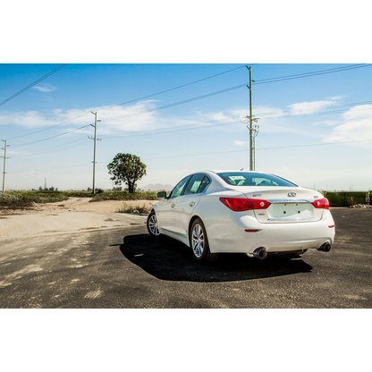 ARK Performance GRiP Cat-Back Exhaust | 2014-2015 Infiniti Q50 3.7L (SM1106-0107G)-Cat Back Exhaust System-ARK Performance-JDMuscle