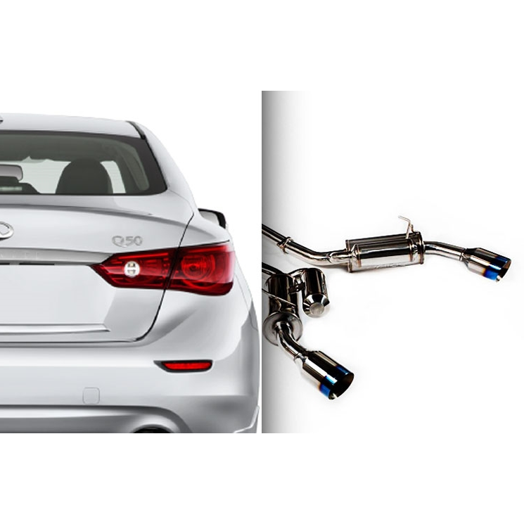 ARK Performance GRiP Cat-Back Exhaust | 2014-2015 Infiniti Q50 3.7L (SM1106-0107G)-Cat Back Exhaust System-ARK Performance-JDMuscle