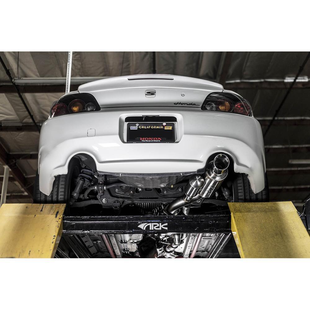 ARK Performance Single Exit N-II Exhaust System | 2000-2009 Honda S2000-Cat Back Exhaust System-ARK Performance-JDMuscle