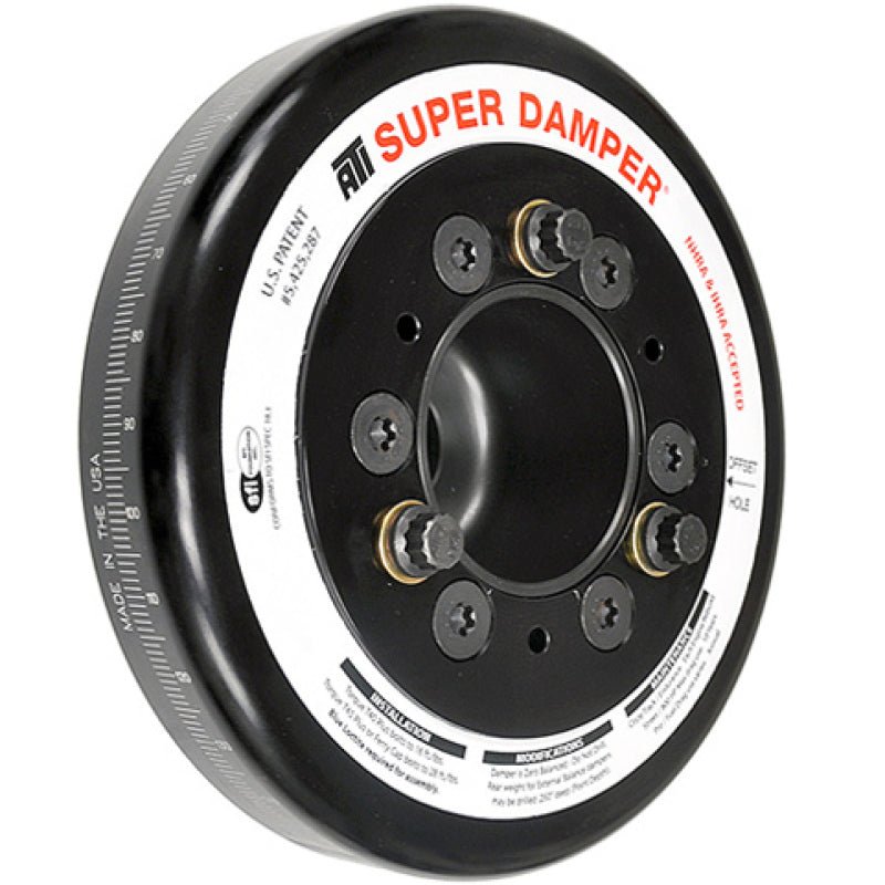 ATI Super Dampers 7.074in Race 6 Grv Rear Aluminum Pulley 10 Percent UD Honda S2000 F20 / F22 2000 - 2009 | 918465 - JDMusclePulleysappATI918465
