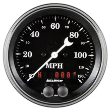 Auto Meter Gauge Speedometer 3 3/8in 120mph GPS Old Tyme Black Universal | 1749 - JDMuscleMulti Gaugesatm1749