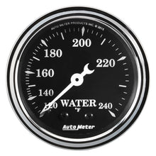 Auto Meter Gauge Water Temperatures 2 1/16in 120 - 240F Mechanical Old Tyme Black Universal | 1733 - JDMuscleTemperature Gaugesatm1733