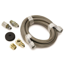 Autometer 4 Braided SS Line - 4AN 6ft - 4AN and 1/8in NPTF Fittings Universal | 3228 - JDMuscleFuel Lines and Fittingsatm3228