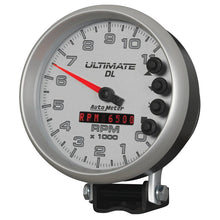 Autometer 5 inch Ultimate DL Playback Tachometer 11000 RPM Silver Universal | 6895 - JDMuscleTachometersatm6895