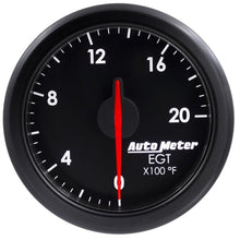 Autometer Airdrive 2 - 1/16in EGT Gauge 0 - 2000 Degrees F Black Universal | 9145 - T - JDMuscleEGT Gaugesatm9145-T