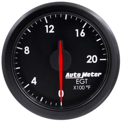 Autometer Airdrive 2 - 1/16in EGT Gauge 0 - 2000 Degrees F Black Universal | 9145 - T - JDMuscleEGT Gaugesatm9145-T