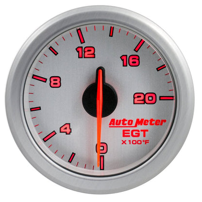 Autometer Airdrive 2 - 1/16in EGT Gauge 0 - 2000 Degrees F Silver Universal | 9145 - UL - JDMuscleEGT Gaugesatm9145-UL