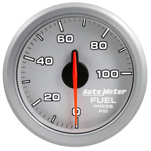 Autometer Airdrive 2 - 1/6in Fuel Pressure Gauge 0 - 100 PSI Silver Universal | 9171 - UL - JDMuscleFuel Pressure Regulator Gaugesatm9171-UL
