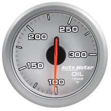 Autometer Airdrive 2 - 1/6in Oil Temp Gauge 100 - 300 Degrees F Silver Universal | 9140 - UL - JDMuscleTemperature Gaugesatm9140-UL