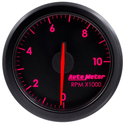 Autometer Airdrive 2 - 1/6in Tachometer Gauge 0 - 10K RMP Black Universal | 9197 - T - JDMuscleTachometersatm9197-T