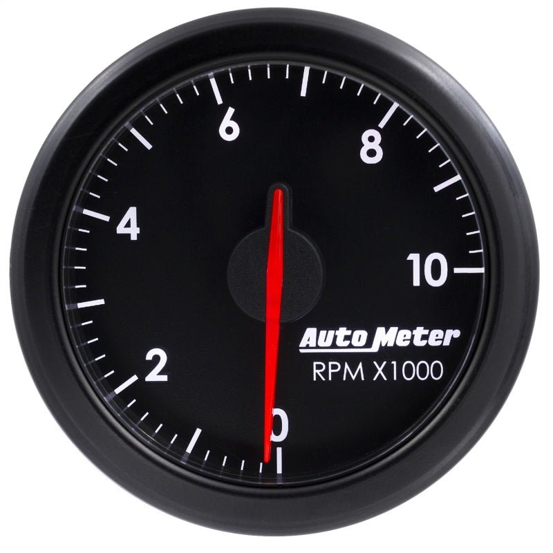 Autometer Airdrive 2 - 1/6in Tachometer Gauge 0 - 10K RMP Black Universal | 9197 - T - JDMuscleTachometersatm9197-T