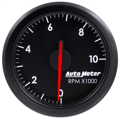 Autometer Airdrive 2 - 1/6in Tachometer Gauge 0 - 10K RMP Black Universal | 9197 - T - JDMuscleTachometersatm9197-T