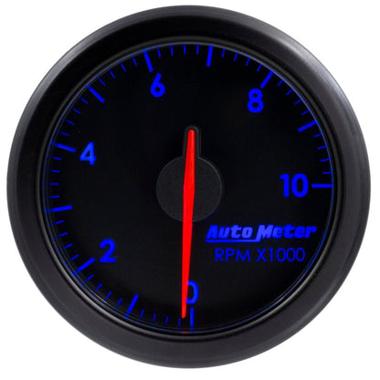 Autometer Airdrive 2 - 1/6in Tachometer Gauge 0 - 10K RMP Black Universal | 9197 - T - JDMuscleTachometersatm9197-T