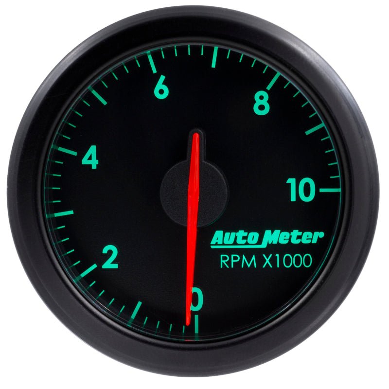 Autometer Airdrive 2 - 1/6in Tachometer Gauge 0 - 10K RMP Black Universal | 9197 - T - JDMuscleTachometersatm9197-T