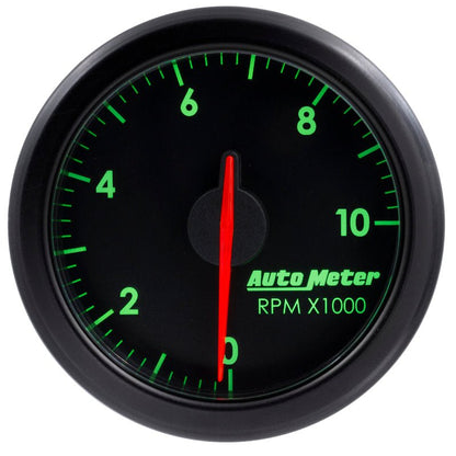 Autometer Airdrive 2 - 1/6in Tachometer Gauge 0 - 10K RMP Black Universal | 9197 - T - JDMuscleTachometersatm9197-T