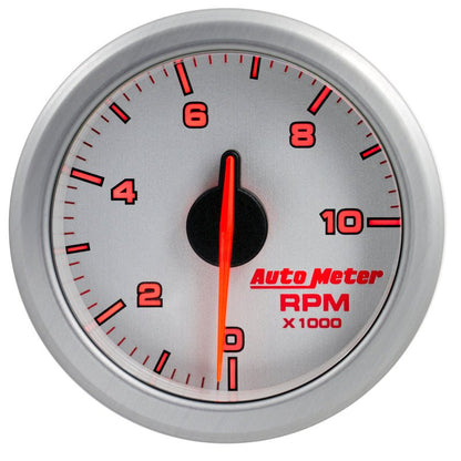 Autometer Airdrive 2 - 1/6in Tachometer Gauge 0 - 10K RMP Silver Universal | 9197 - UL - JDMuscleTachometersatm9197-UL