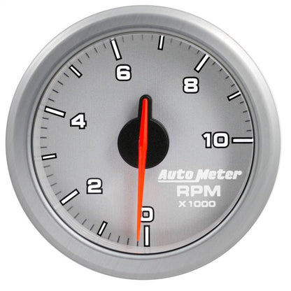 Autometer Airdrive 2 - 1/6in Tachometer Gauge 0 - 10K RMP Silver Universal | 9197 - UL - JDMuscleTachometersatm9197-UL