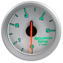 Autometer Airdrive 2 - 1/6in Tachometer Gauge 0 - 5K RPM Silver Universal | 9198 - UL - JDMuscleTachometersatm9198-UL