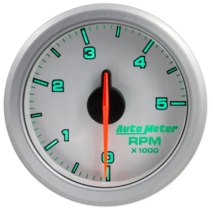 Autometer Airdrive 2 - 1/6in Tachometer Gauge 0 - 5K RPM Silver Universal | 9198 - UL - JDMuscleTachometersatm9198-UL
