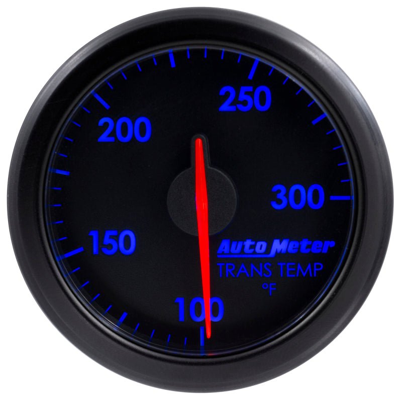 Autometer Airdrive 2 - 1/6in Trans Temperature Gauge 100 - 300 Degrees F Black Universal | 9157 - T - JDMuscleTemperature Gaugesatm9157-T