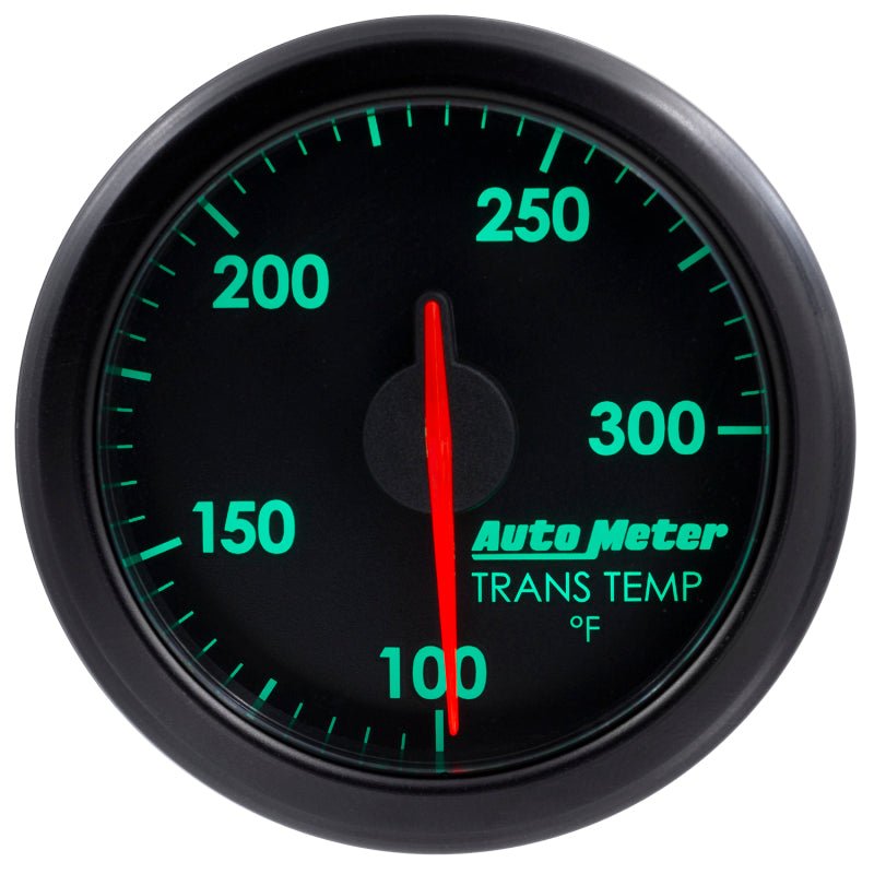 Autometer Airdrive 2 - 1/6in Trans Temperature Gauge 100 - 300 Degrees F Black Universal | 9157 - T - JDMuscleTemperature Gaugesatm9157-T