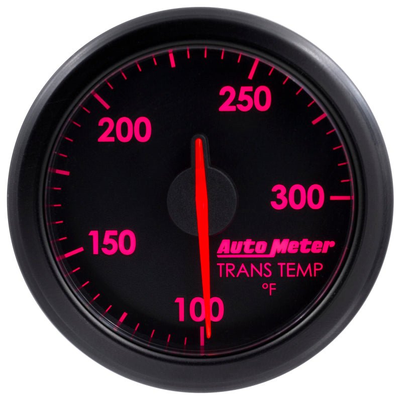 Autometer Airdrive 2 - 1/6in Trans Temperature Gauge 100 - 300 Degrees F Black Universal | 9157 - T - JDMuscleTemperature Gaugesatm9157-T