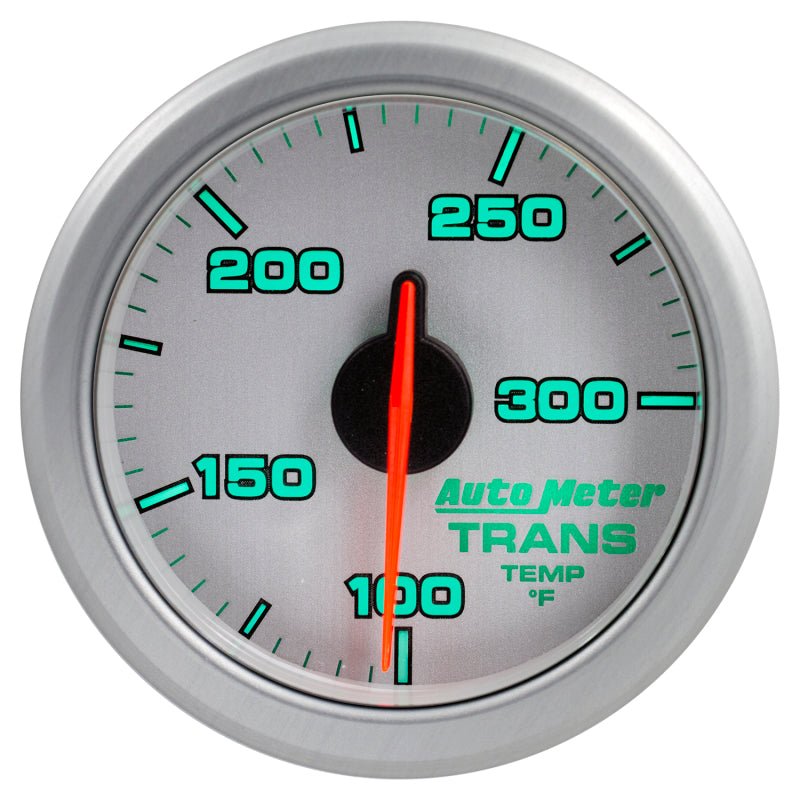 Autometer Airdrive 2 - 1/6in Trans Temperature Gauge 100 - 300 Degrees F Silver Universal | 9157 - UL - JDMuscleTemperature Gaugesatm9157-UL