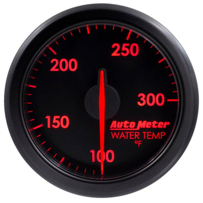 Autometer Airdrive 2 - 1/6in Water Temperature Gauge 100 - 300 Degrees F Black Universal | 9154 - T - JDMuscleTemperature Gaugesatm9154-T