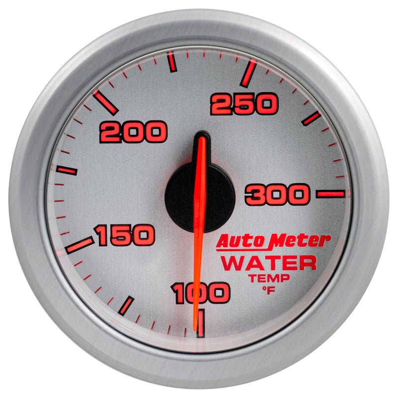 Autometer Airdrive 2 - 1/6in Water Temperature Gauge 100 - 300 Degrees F Silver Universal | 9154 - UL - JDMuscleTemperature Gaugesatm9154-UL