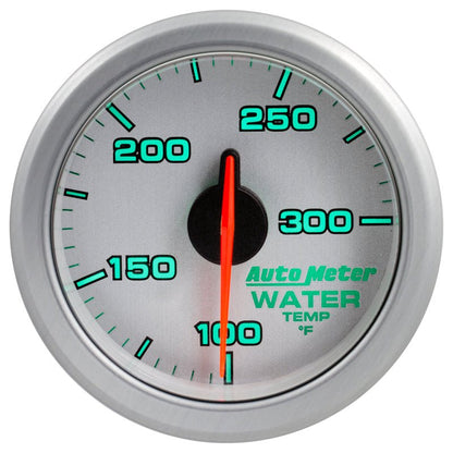 Autometer Airdrive 2 - 1/6in Water Temperature Gauge 100 - 300 Degrees F Silver Universal | 9154 - UL - JDMuscleTemperature Gaugesatm9154-UL