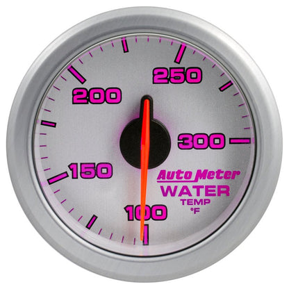 Autometer Airdrive 2 - 1/6in Water Temperature Gauge 100 - 300 Degrees F Silver Universal | 9154 - UL - JDMuscleTemperature Gaugesatm9154-UL