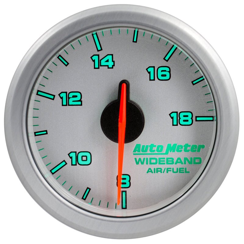 Autometer Airdrive 2 - 1/6in Wideband Air / Fuel Gauge 10:1 - 17:1 ARF Range Silver Universal | 9178 - UL - JDMuscleAir Fuel Ratio Gaugesatm9178-UL