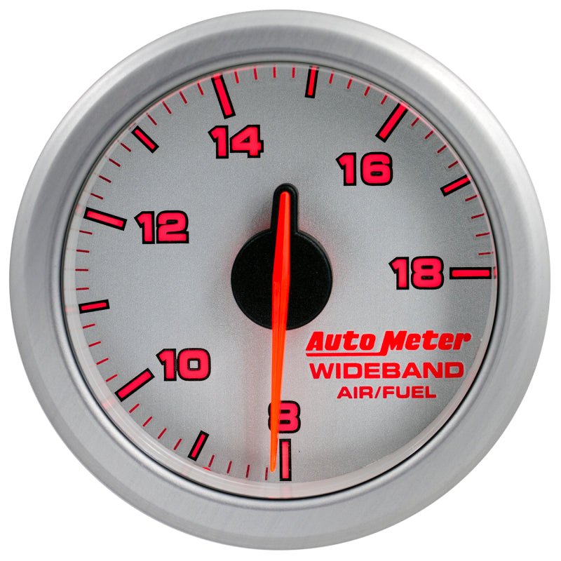 Autometer Airdrive 2 - 1/6in Wideband Air / Fuel Gauge 10:1 - 17:1 ARF Range Silver Universal | 9178 - UL - JDMuscleAir Fuel Ratio Gaugesatm9178-UL