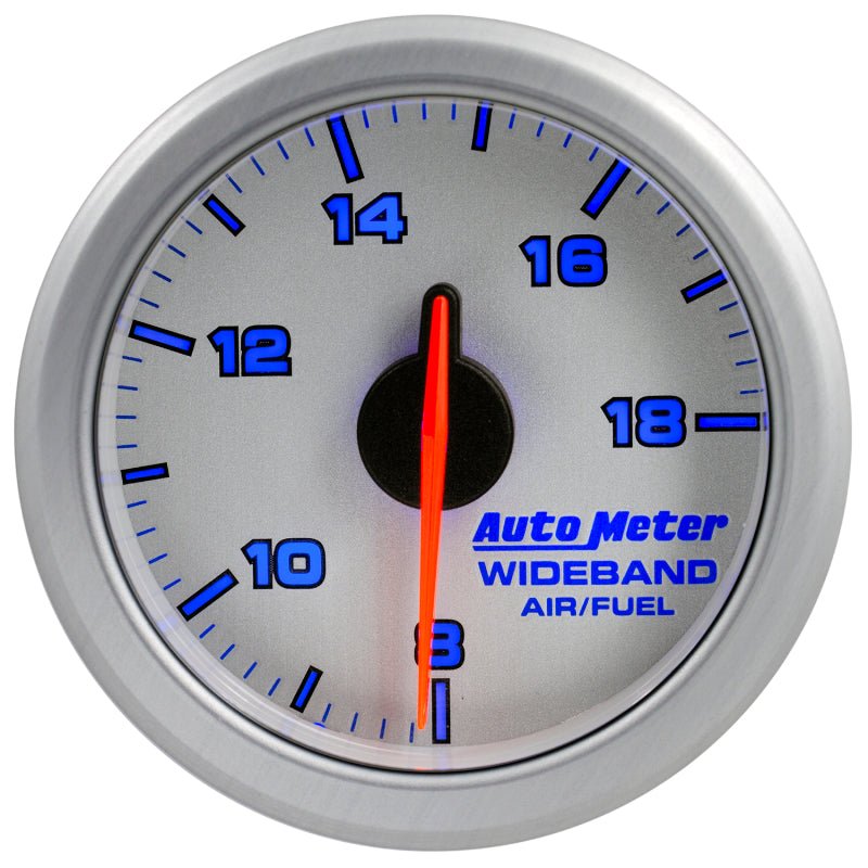 Autometer Airdrive 2 - 1/6in Wideband Air / Fuel Gauge 10:1 - 17:1 ARF Range Silver Universal | 9178 - UL - JDMuscleAir Fuel Ratio Gaugesatm9178-UL