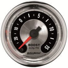 Autometer American Muscle 52mm Full Sweep Electric 30 In Hg. - Vac/15PSI Boost Vacuum Gauge Universal | 1258 - JDMuscleBoost Gaugesatm1258