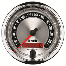 Autometer American Muscle 85.7mm Electric Programmable Metric 260kph Speedometer Universal | 1288 - M - JDMuscleMulti Gaugesatm1288-M
