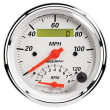Autometer Arctic White 3 - 3/8 Quad Gauge and Tach/Speedo Combo Universal | 1309 - JDMuscleMulti Gaugesatm1309