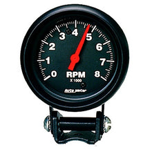 Autometer Black 2 - 5/8 inch 8000 rpm Tachometer Mini Tach Gauge Universal | 2892 - JDMuscleTachometersatm2892