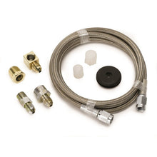 Autometer Braided Stainless Steel Line 3 Dia. 4ft Length 3AN & 1/8in NPTF Fittings Universal | 3235 - JDMuscleFuel Lines and Fittingsatm3235