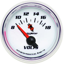 Autometer C2 2 - 1/16in Electric 18V Voltmeter Gauge Universal | 7192 - JDMuscleVolt Gaugesatm7192