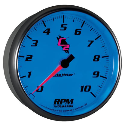 Autometer C2 5 inch 10000 RPM In - Dash Tachometer Universal | 7298 - JDMuscleTachometersatm7298