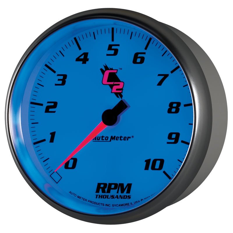 Autometer C2 5 inch 10000 RPM In - Dash Tachometer Universal | 7298 - JDMuscleTachometersatm7298